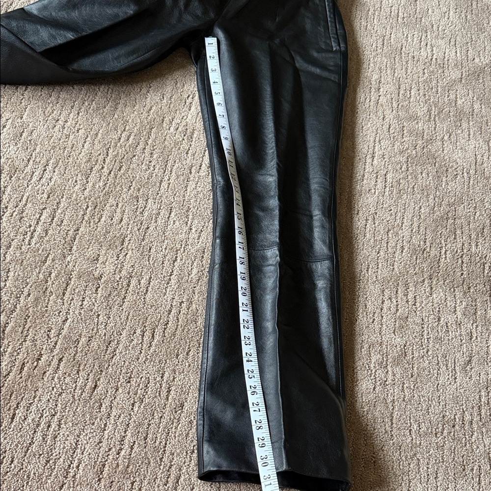 Wilsons Leather Black Straight Leg Pants - Picture 5 of 6